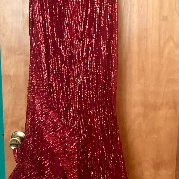 Gorgeous Strapless, Side-Slit Gown for Sale - Picture 5 of 8